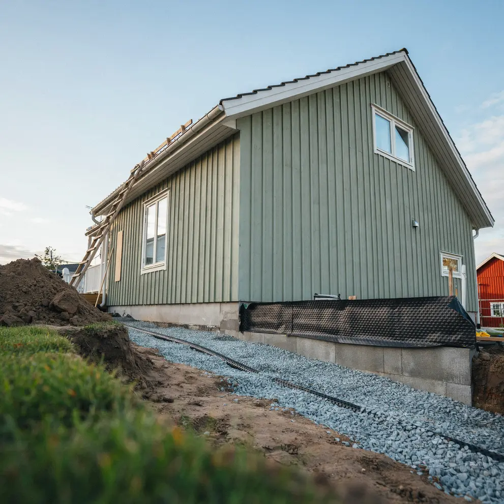 renovera kallare dranera husgrund trollhattan vastergotland